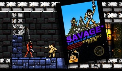 Savage The Shard of Gosen - Déjà vu mais sympa le coup de la pochette NES