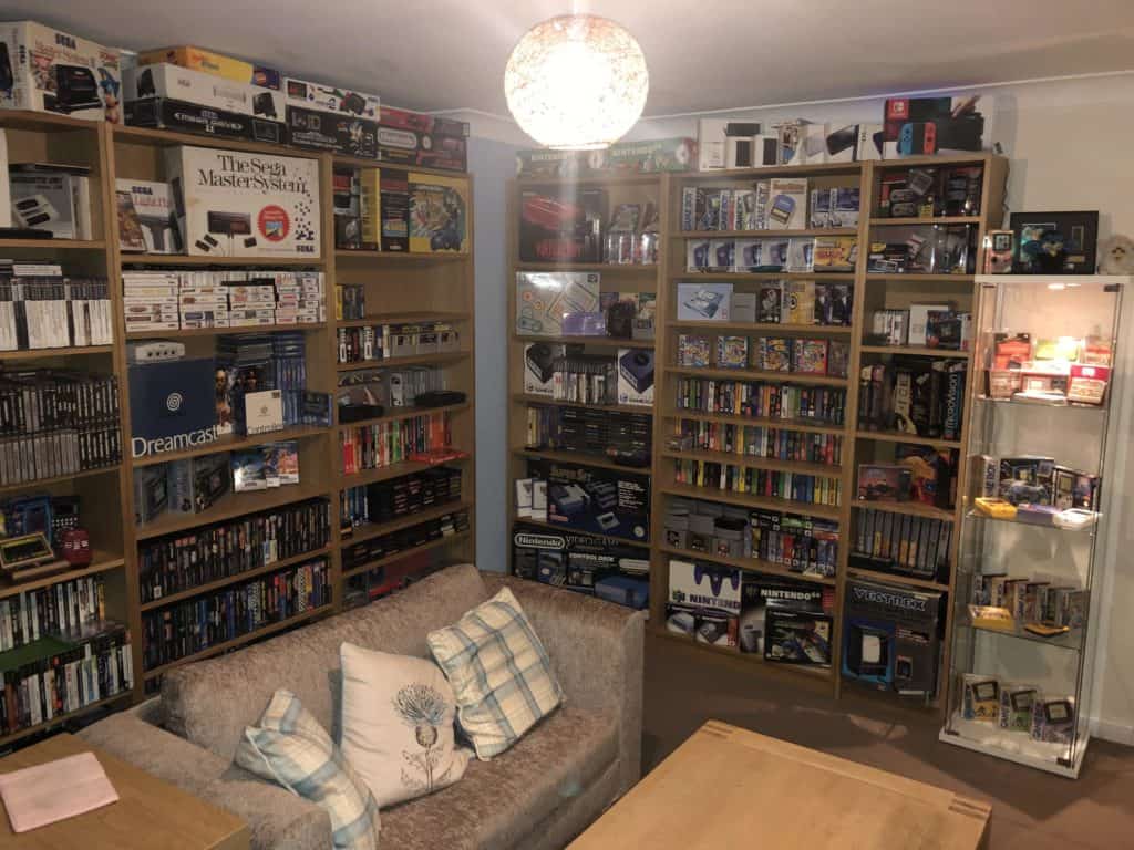 Une belle collection retrogaming trouvée sur Reddit