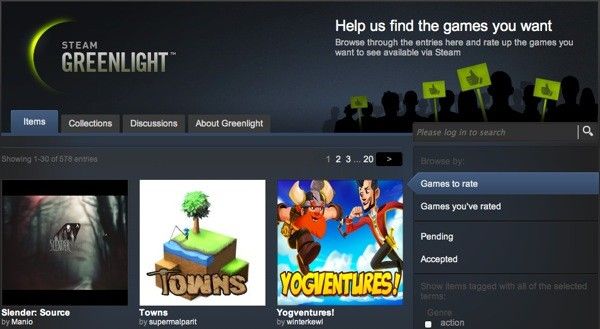 Greenlight, voter pour les petits jeux indépendants de demain