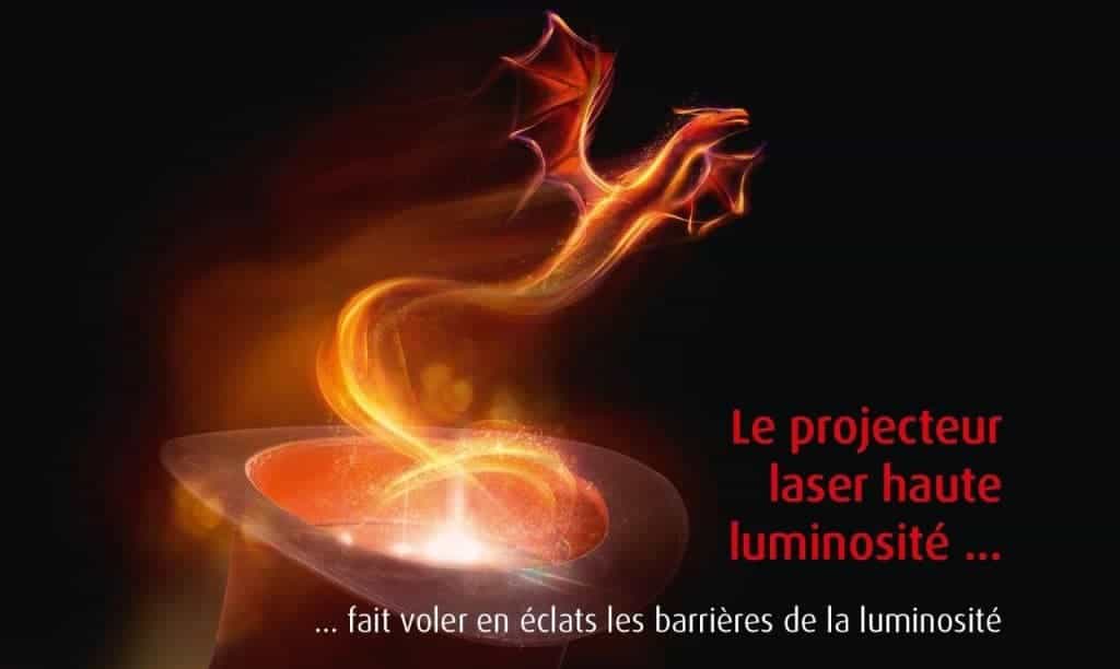 Laser Ultra - La lampe laser permet une balance des blancs et un contrastes presque parfait
