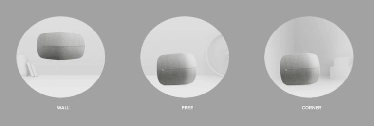 Beoplay - L'A6 offre trois mode sonores différents. Intéressant...