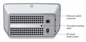 Sonos Play:3 - Derrière, c'est presque le néant :une entrée réseau et l'alimentation, c'est insuffisant !