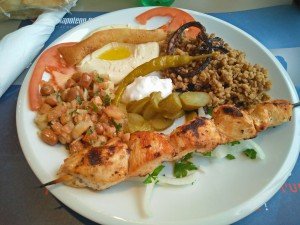 Assiette libanaise - Photo prise avec un OnePlus X