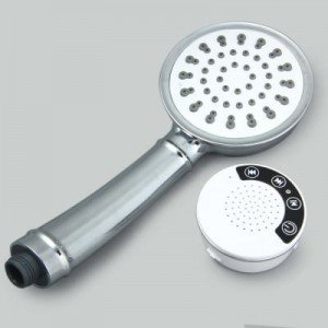 Pommeau de douche bluetooth