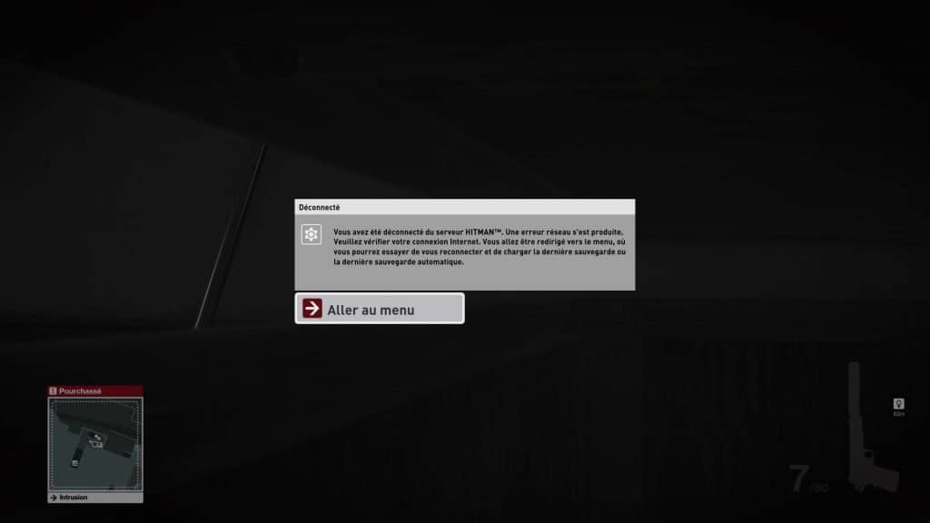 Une coupure qui m'a gentiment ramener au menu.
