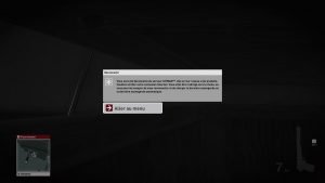 Une coupure qui m'a gentiment ramener au menu.