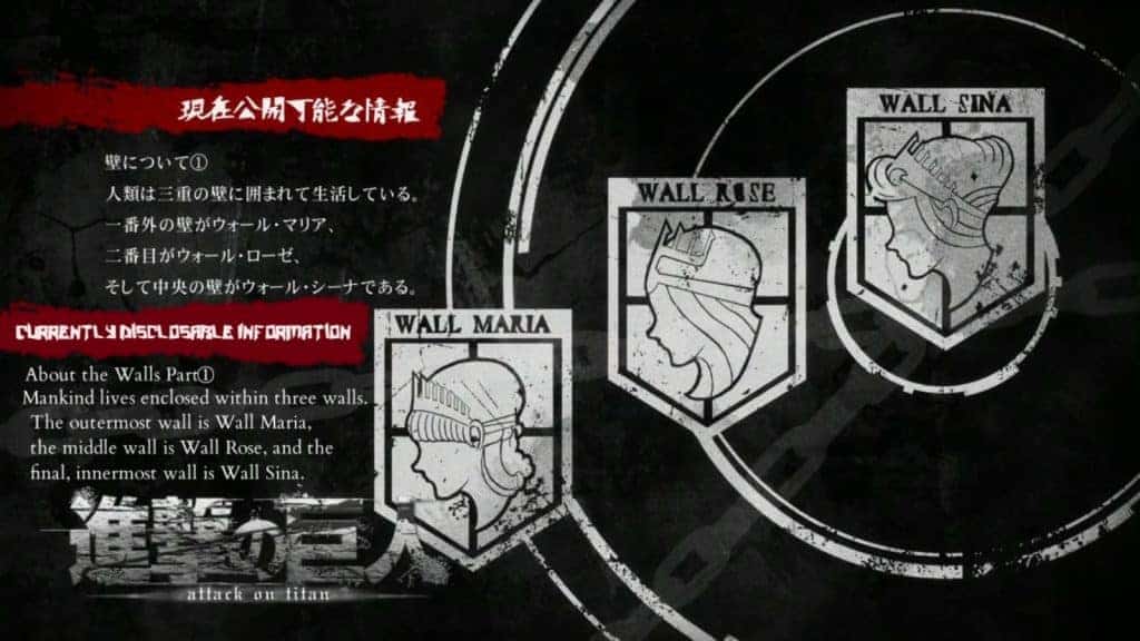 Les murs de protection.