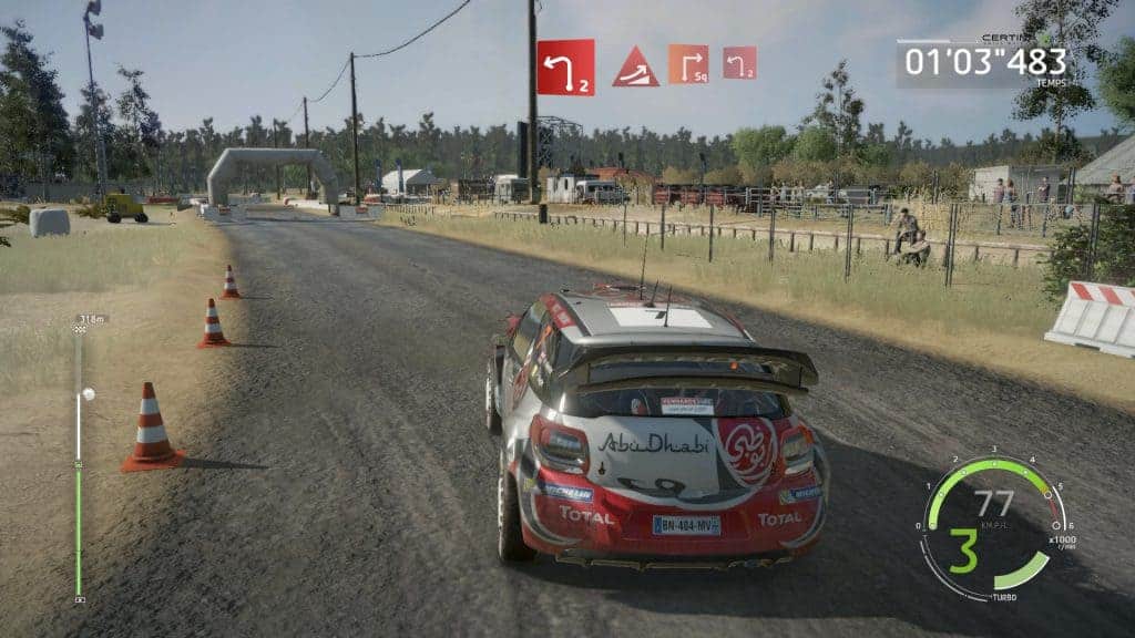 Si les voitures sont bien faites, le reste est loin de la claque visuelle