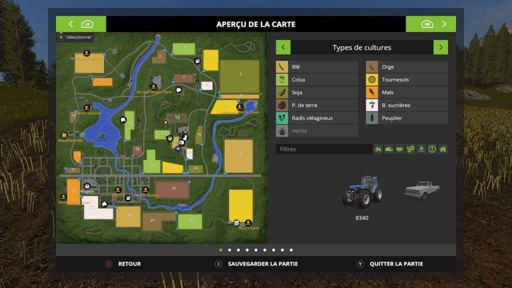 La carte est de taille assez correcte.