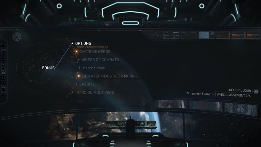 Les options du jeu sont un bonus apparement. Quelle chance dis donc.