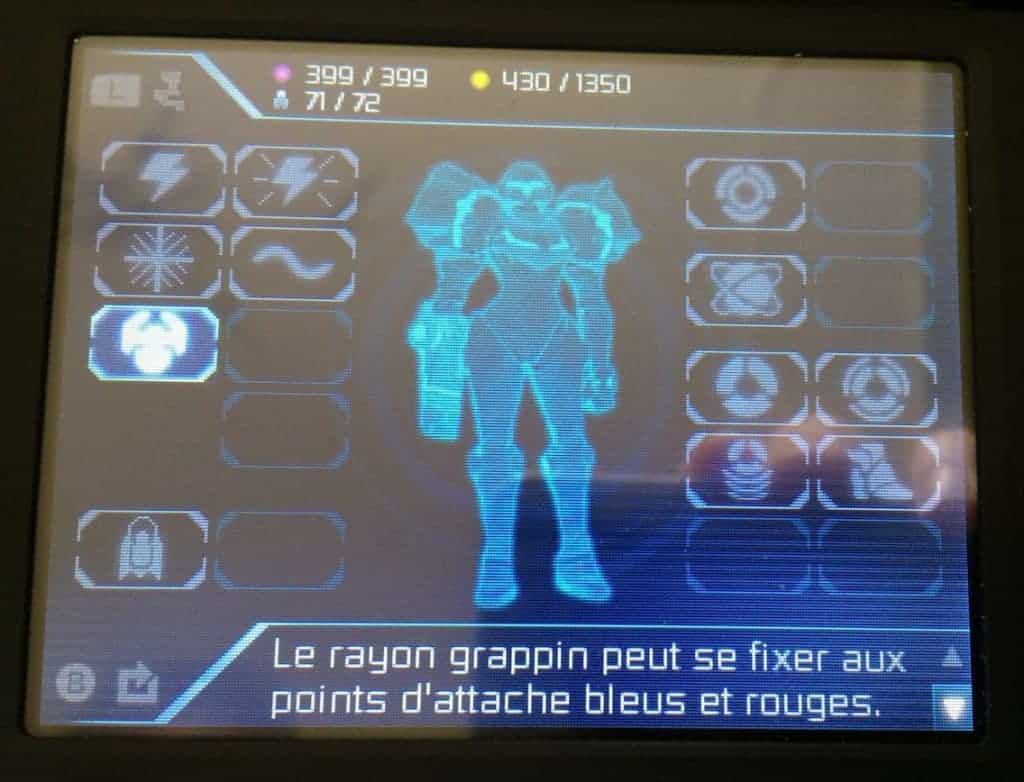 Metroid Samus Returns - Trés vite votre arsenal deviendra impressionnant !