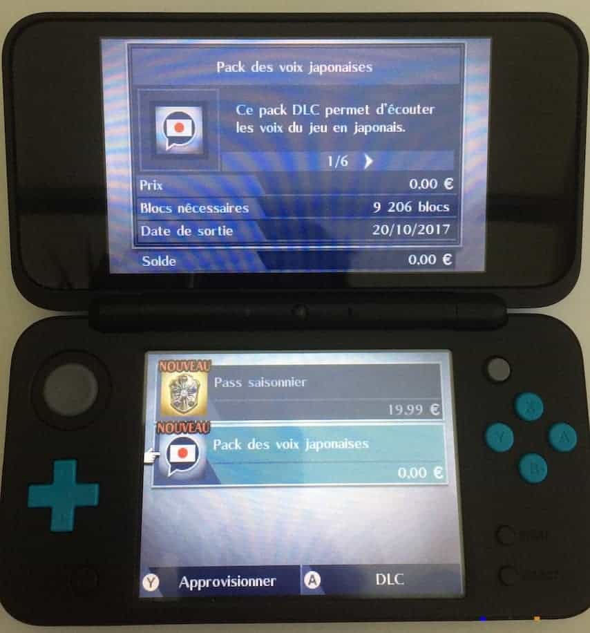 Foncez prendre la version japonaise avant de commencer.