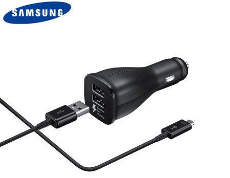 Chargeur voiture officiel Samsung double