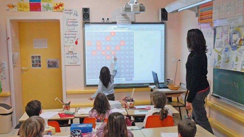 Un tableau interactif en classe?