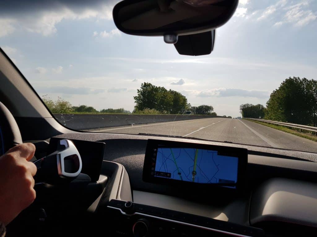 Bmw i3s - En train de traverser le pays en éléctrique