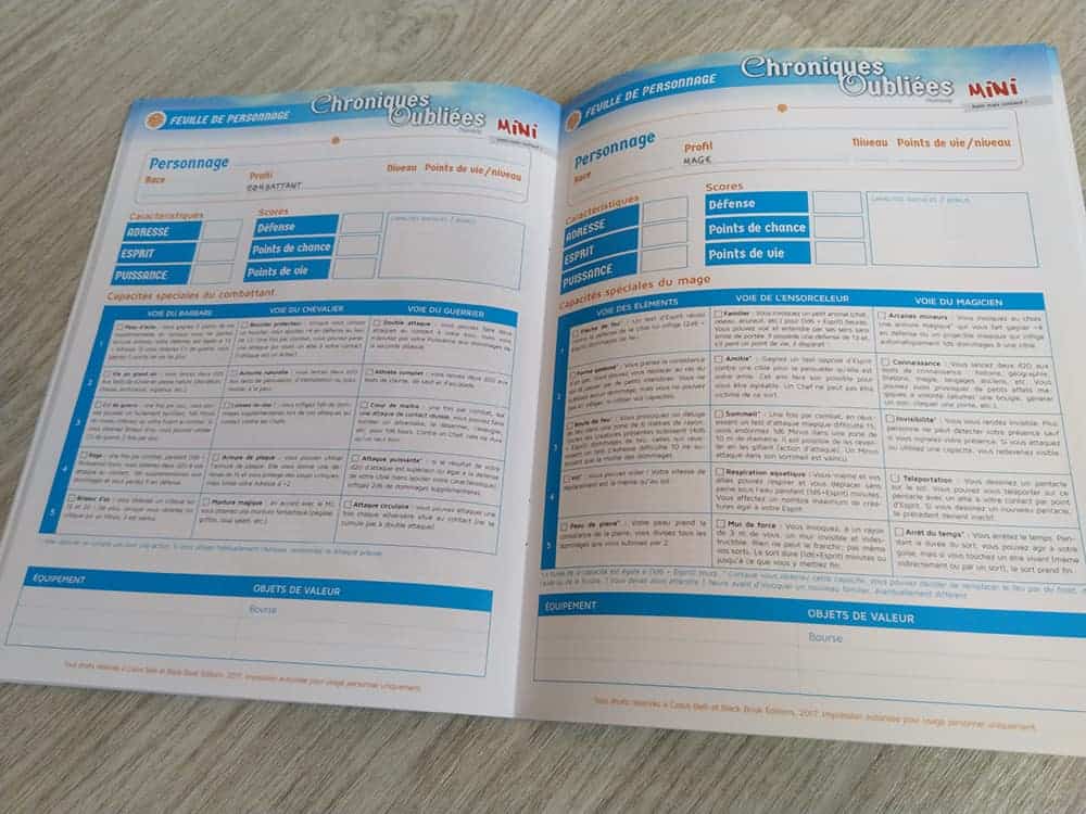 Chroniques Oubliées Mini