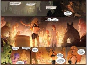 Voici ce que vous auriez vu dans le comics