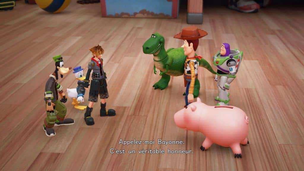 Pour les dialogues ce sera en Anglais ou rien !