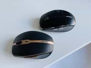 La souris ici n'est autre que la cousine dorée de la Cherry MW8