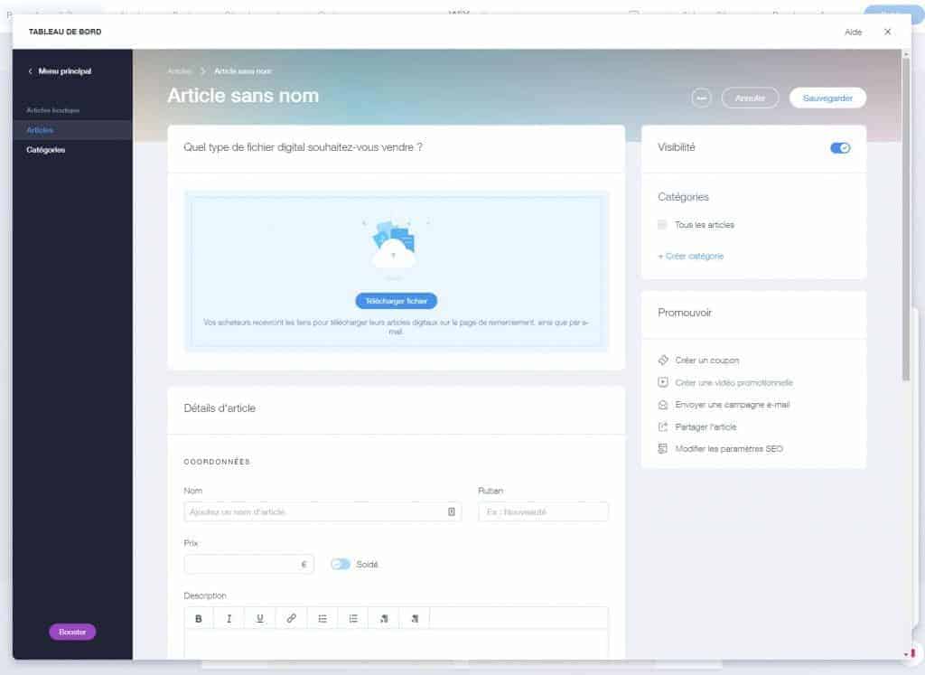 Le site se modifie facilement via un outil ergonomique directement depuis votre navigateur