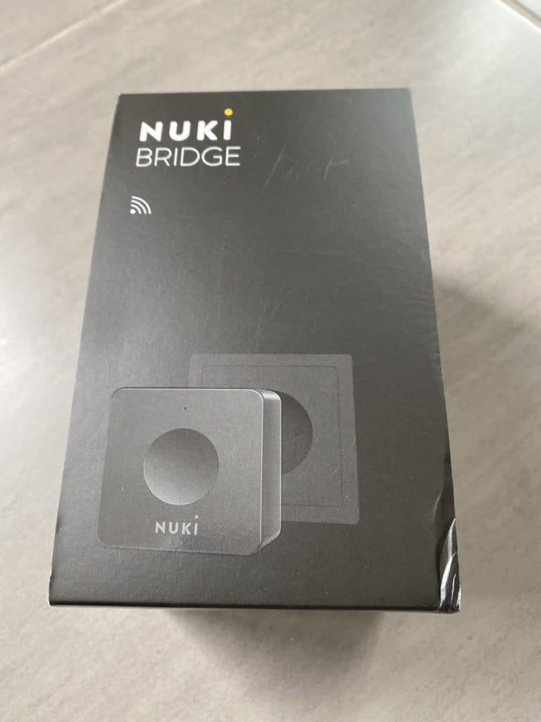 Nuki Bridge : le packaging