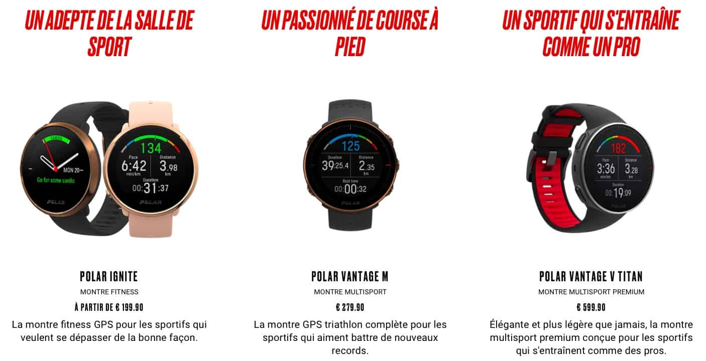 La Polar Ignite est la benjamine de la famille