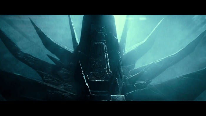 Le trône de l'Empereur Palpatine dans Star Wars : l’Ascencion de Skywlaker