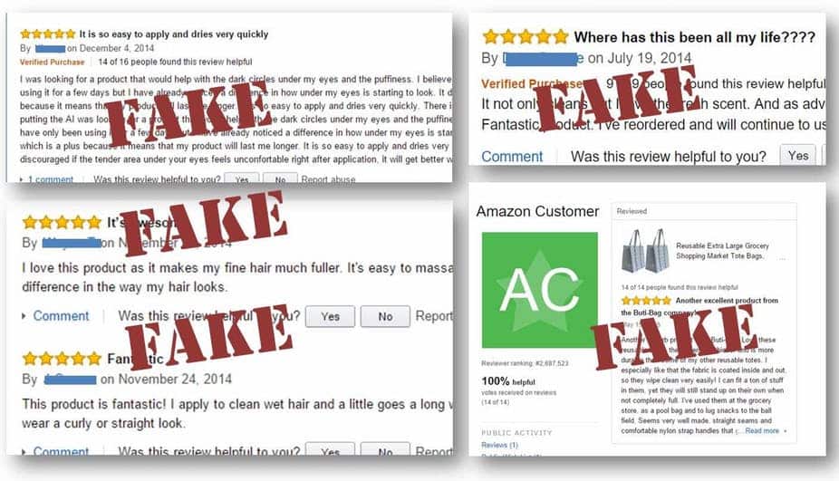 Les faux avis pullulent sur Internet