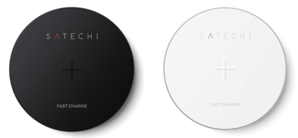 Argent - gris espace pour le chargeur QI sans fil Satechi