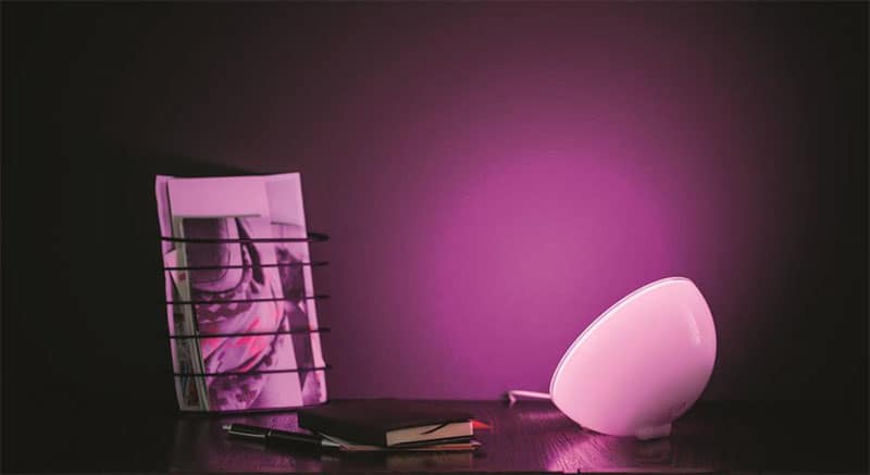 La Hue Go posée sur une table