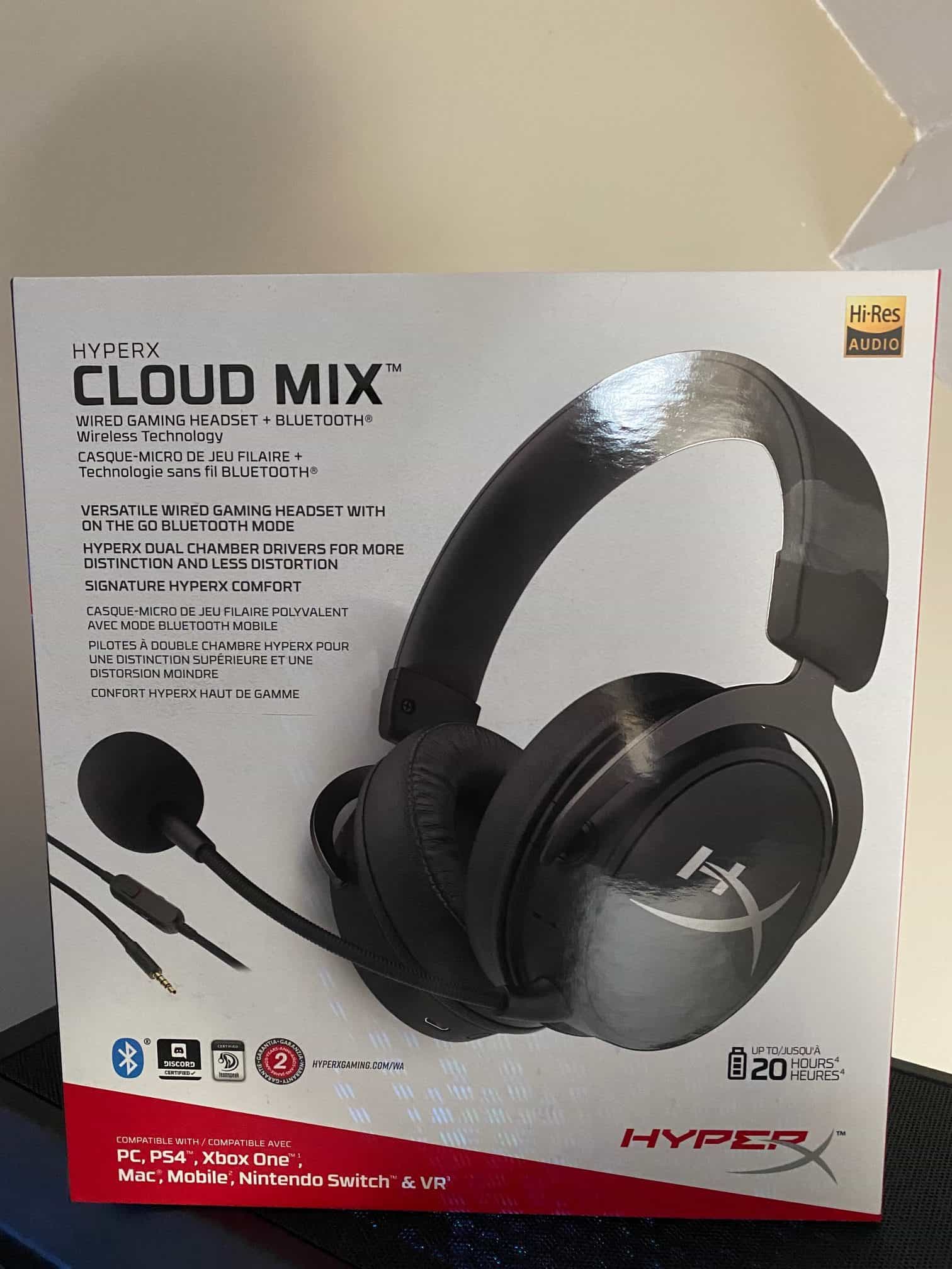 HyperX Cloud Mix - Packaging ultra complet