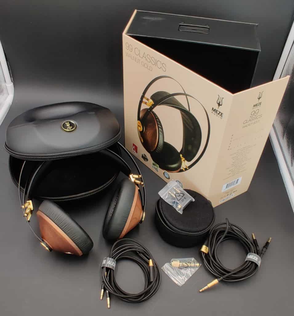 Contenu de la boîte du Meze 99 Classics