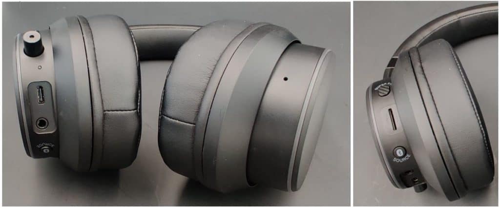 Connecteurs et boutons de contrôle du Creative SXFI Air