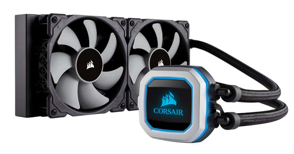 Le Corsair H100i Pro assemblé