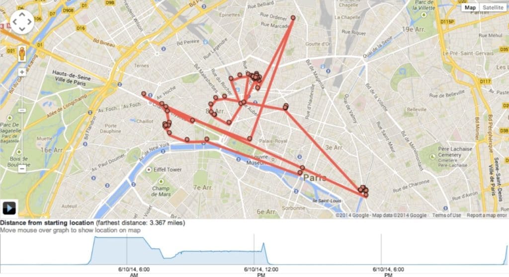 google géolocalisation plainte justice