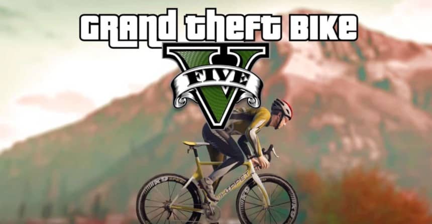 GTA V mod Grand Theft Bike V Bicycle training