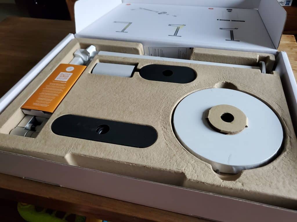 Voici le packaging à la réception de la lampe