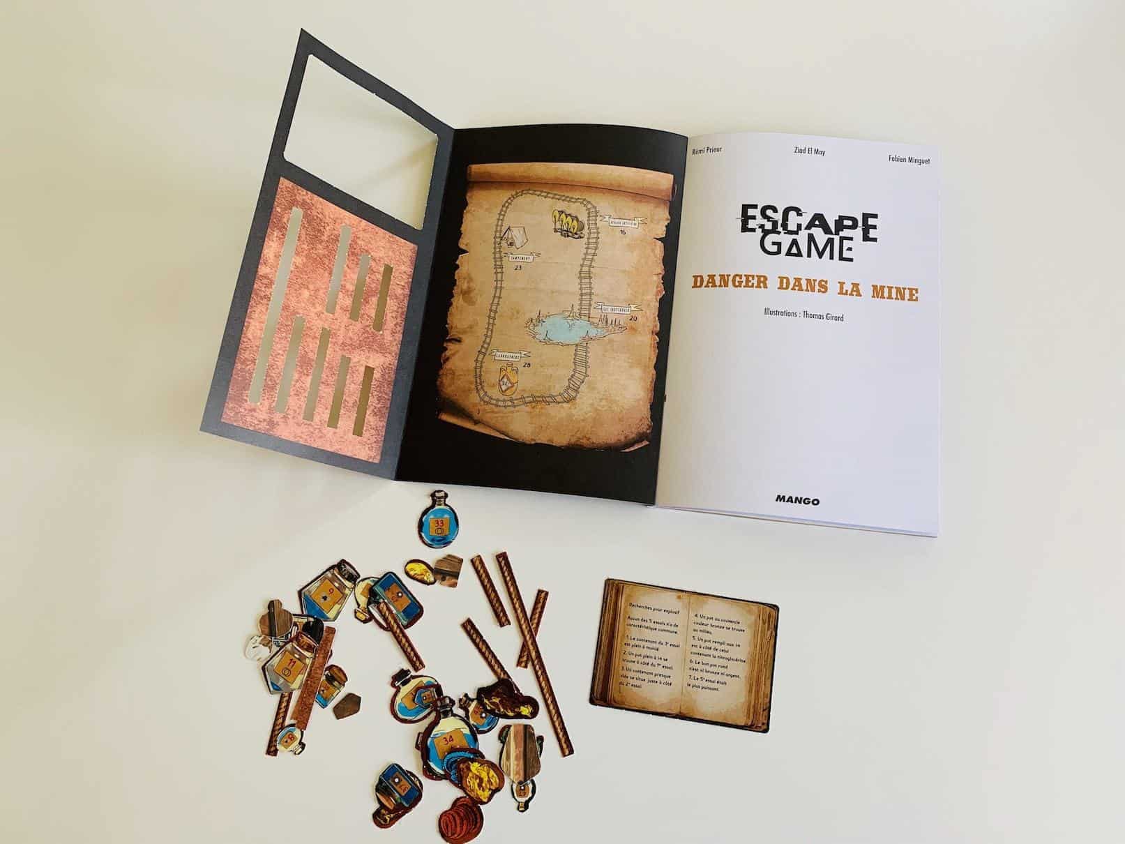 Un paquet d'accessoires pour la mine