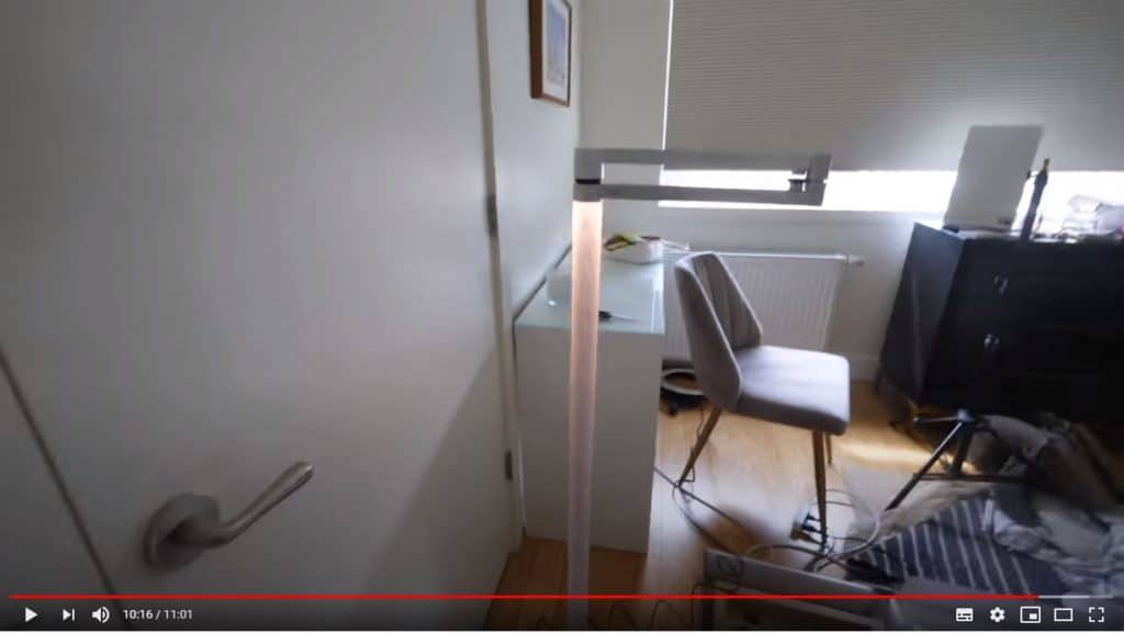 Lampe Dyson Lightcycle Morph version lampadaire