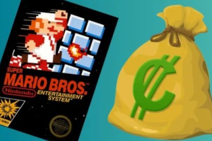 Super Mario bros 1985 record vente