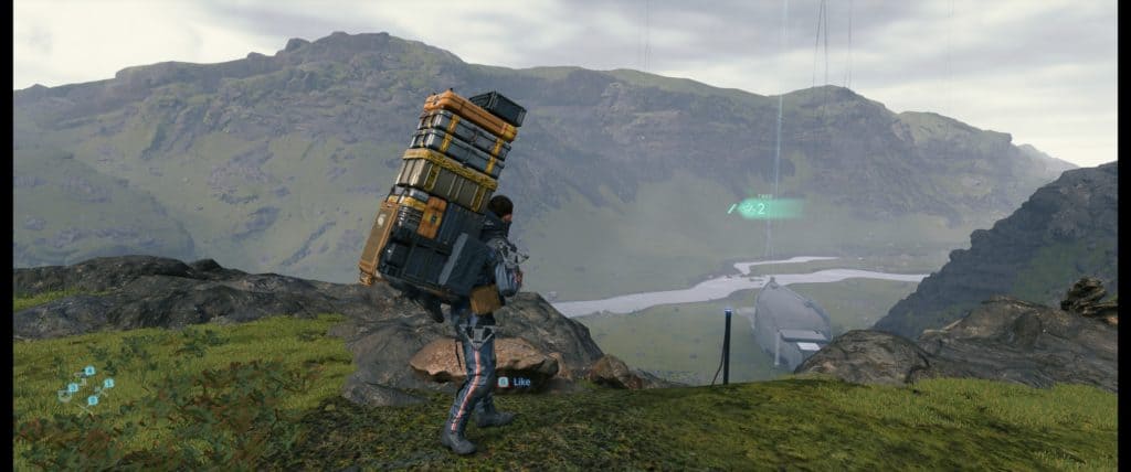 Sam Porter Bridges regardant à l'horizon dans Death Stranding PC