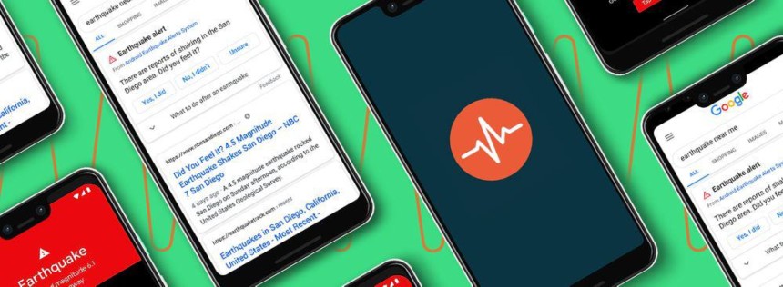 Google message alerte tremblement de terre smartphone