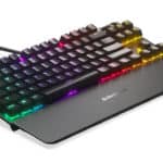 Le SteelSeries Apex Pro TKL vu de 3/4