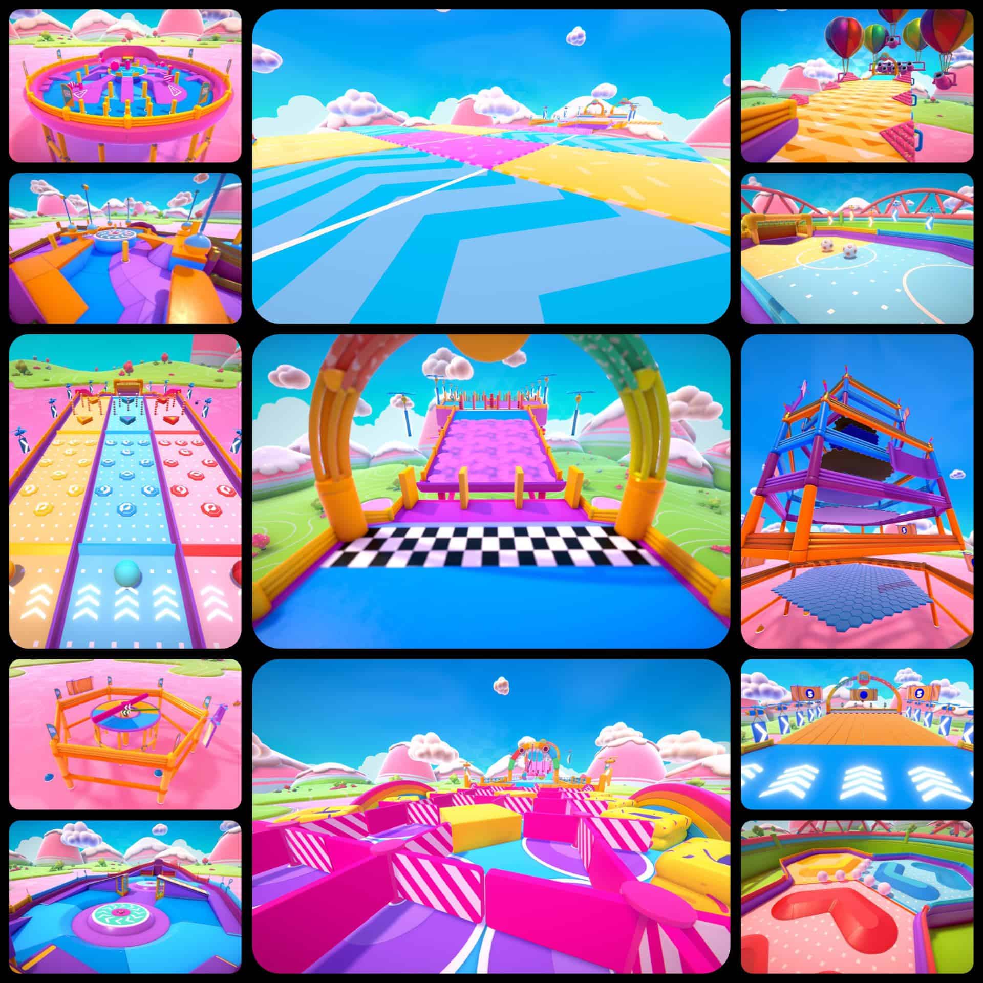 Il y a pas mal de courses dans Fall Guys et j'ai l'impression de faire tout le temps les 5 même