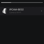 Appairage de la Chacon IPCAM-BE02