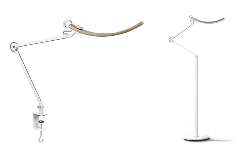 Des accessoires permettent de transformer la lampe BenQ Wit en lampadaire