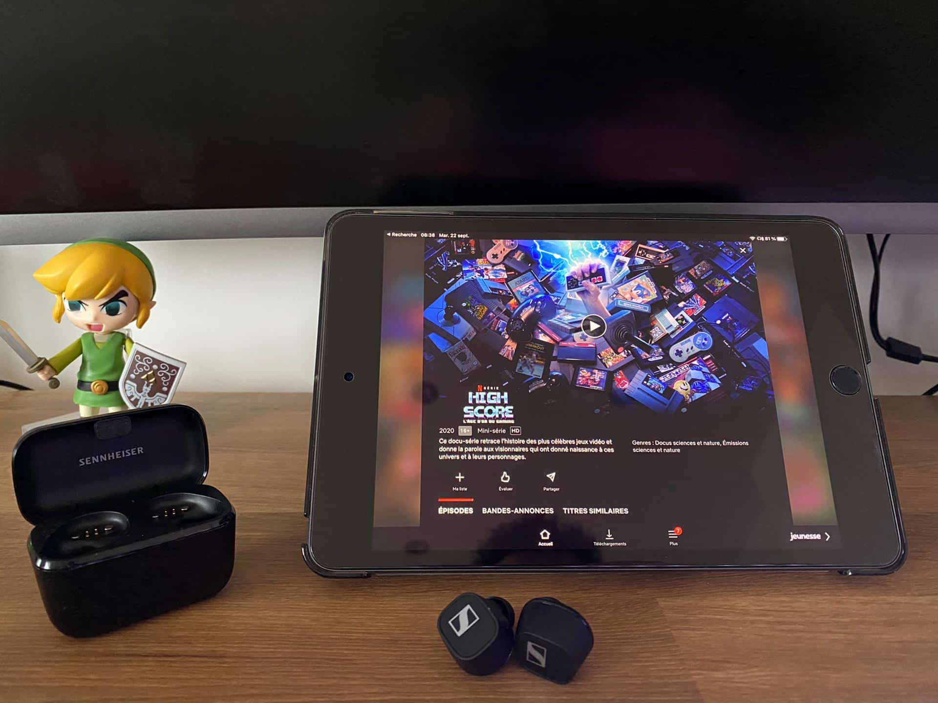 Sennheiser CX 400BT, top sur iPad