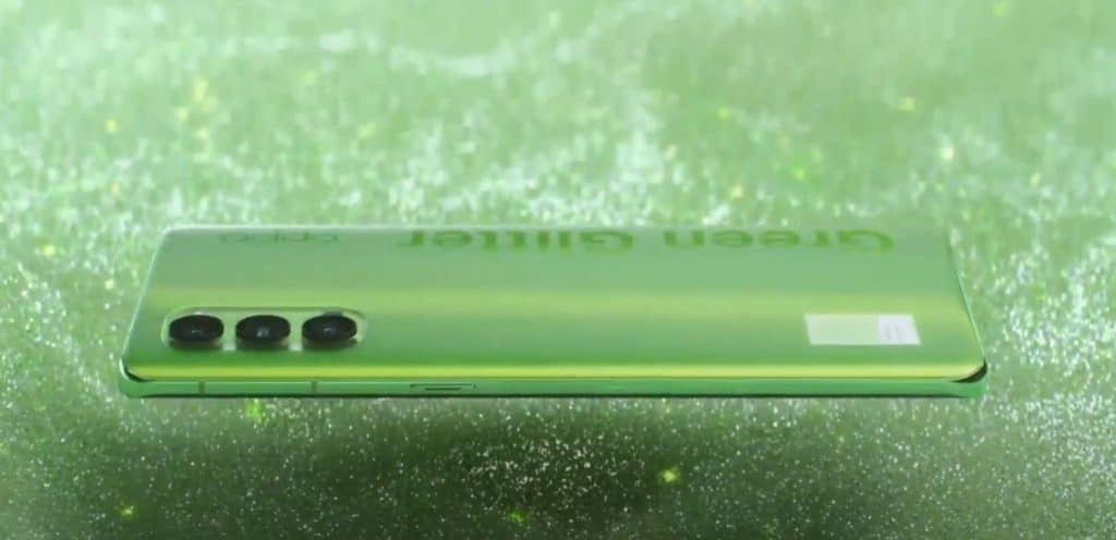 Reno 4 Pro édition limitée en vert