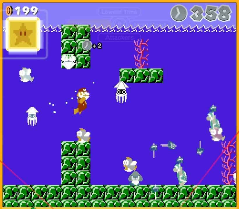 Une super étoile pour traverser Super Mario Bros 35