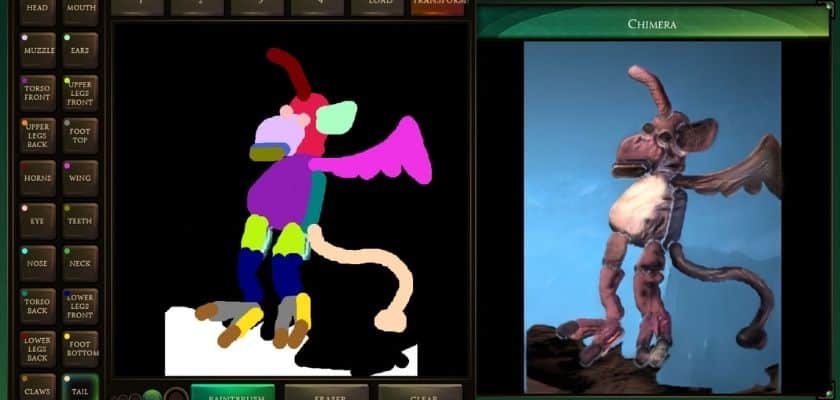 Google assistant dessin monstre